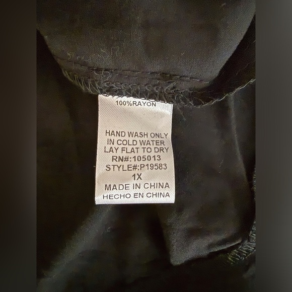 Savanna Jane Black Jacket Sz 1X - Picture 4 of 5